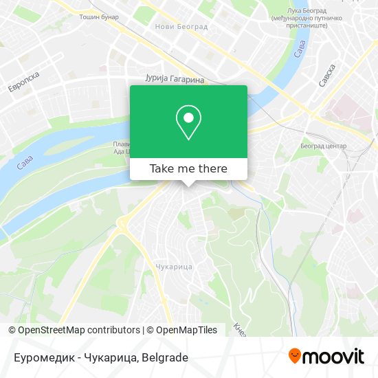 Еуромедик - Чукарица map