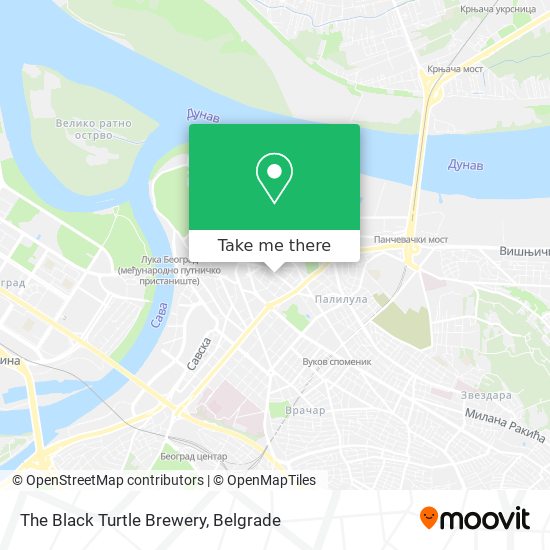 The Black Turtle Brewery map