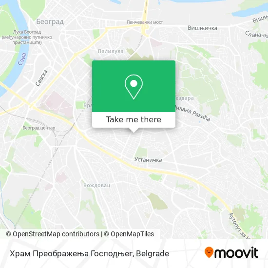 Храм Преображења Господњег map