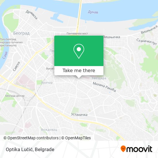 Optika Lučić map
