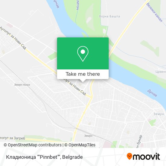 Кладионица ""Pinnbet"" map