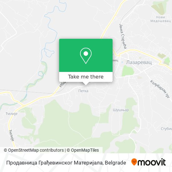 Продавница Грађевинског Материјала map