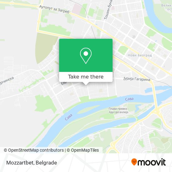 Mozzartbet map