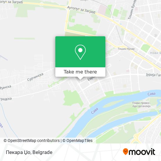 Пекара Џо map