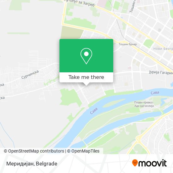 Меридијан map