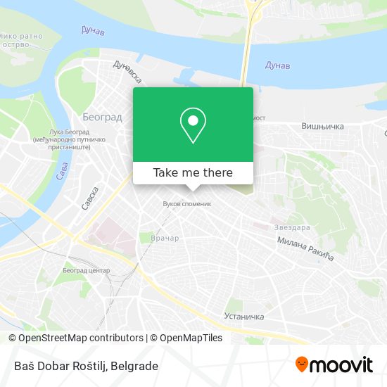 Baš Dobar Roštilj map