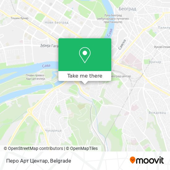 Перо Арт Центар map