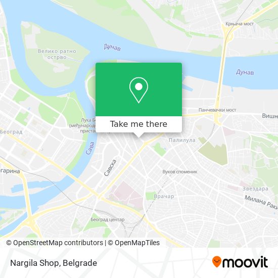 Nargila Shop map