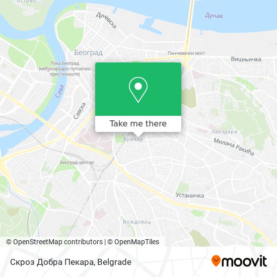 Скроз Добра Пекара map