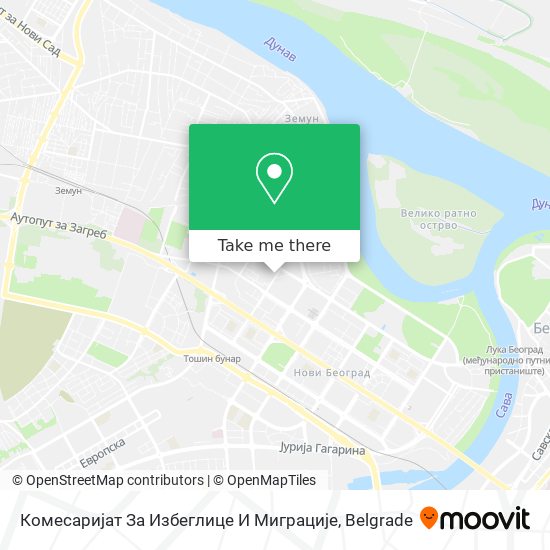 Комесаријат За Избеглице И Миграције map