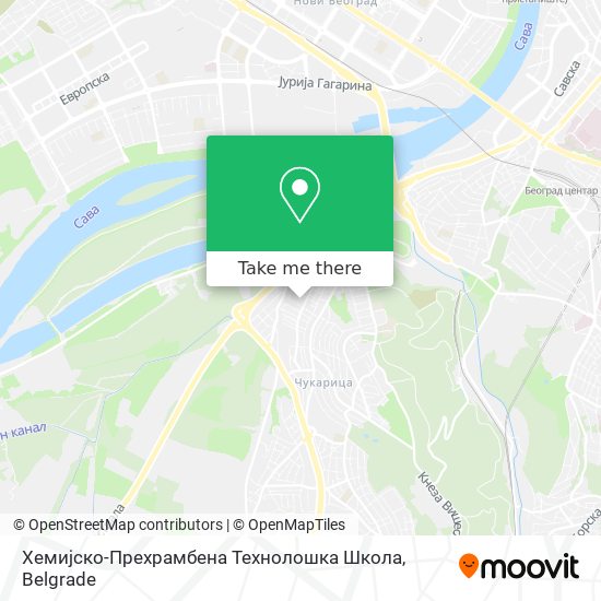 Хемијско-Прехрамбена Технолошка Школа map