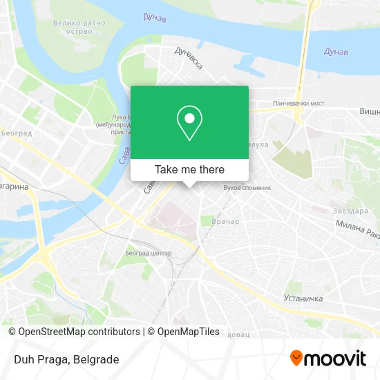 Duh Praga map