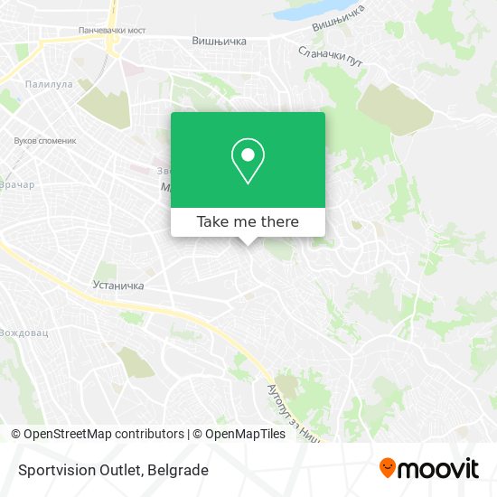 Sportvision Outlet map