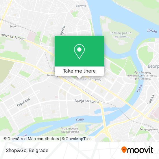 Shop&Go map