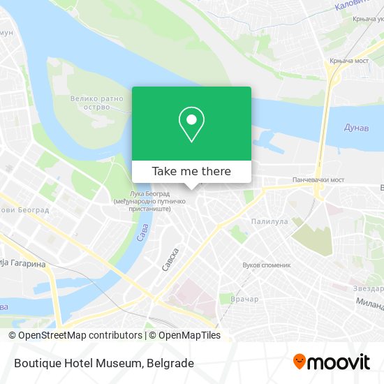 Boutique Hotel Museum map