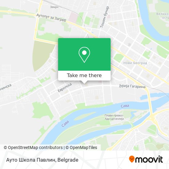 Ауто Школа Павлин map