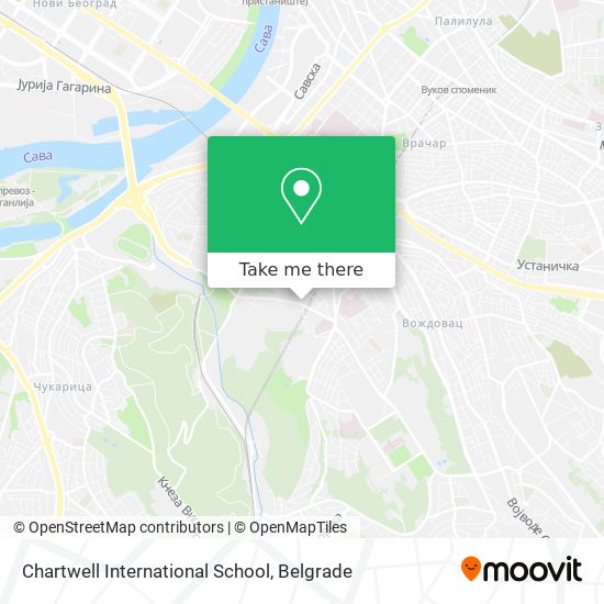 Chartwell International School map