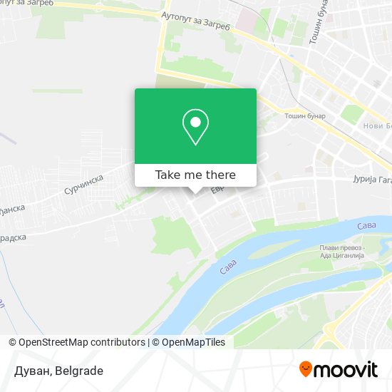 Дуван map