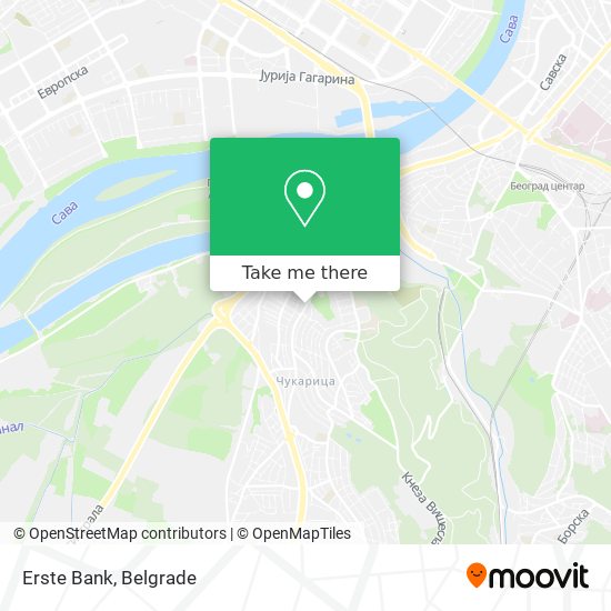 Erste Bank map