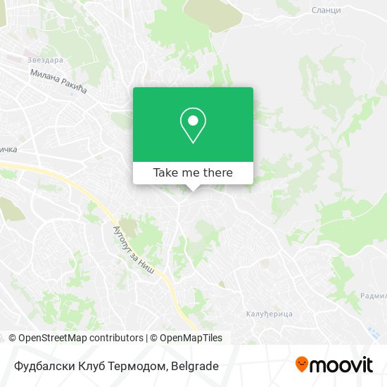 Фудбалски Клуб Термодом map