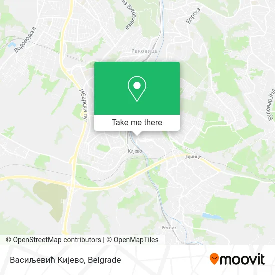 Васиљевић Кијево map