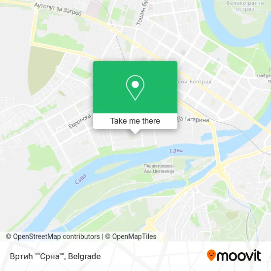 Вртић ""Срна"" map