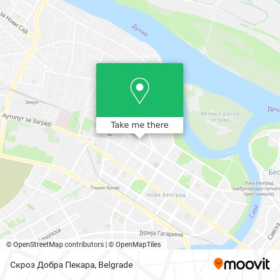 Скроз Добра Пекара map