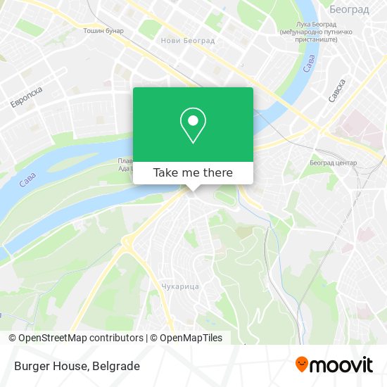 Burger House map