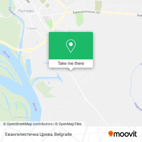 Евангелистичка Црква map