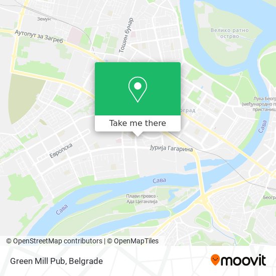Green Mill Pub map