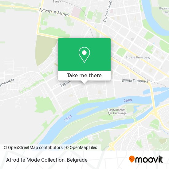 Afrodite Mode Collection map