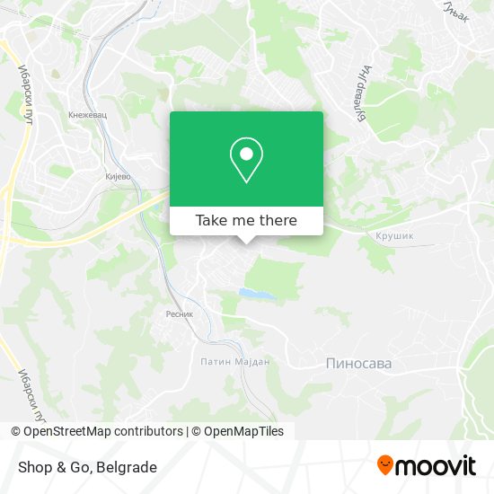 Shop & Go map