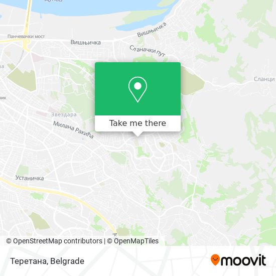 Теретана map