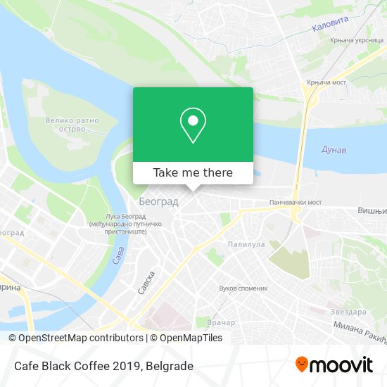 Cafe Black Coffee 2019 map