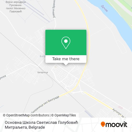 Основна Школа Светислав Голубовић Митраљета map