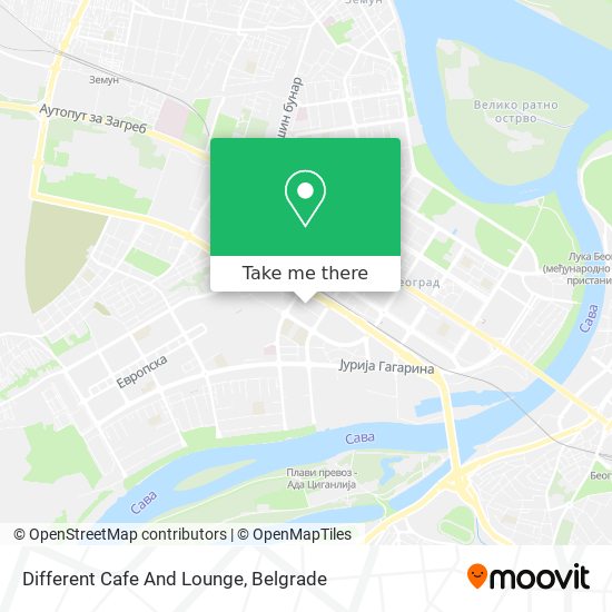 Different Cafe And Lounge map