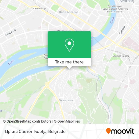 Црква Светог Ђорђа map