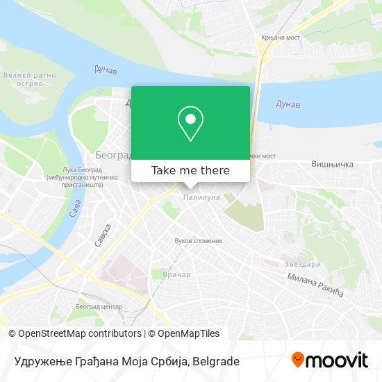 Удружење Грађана Моја Србија map