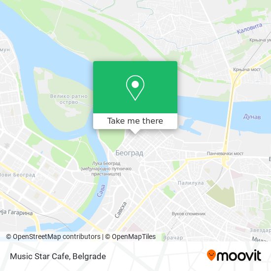 Music Star Cafe map