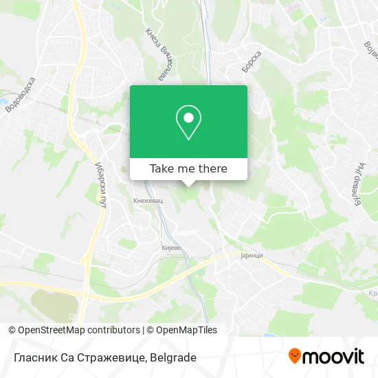 Гласник Са Стражевице map