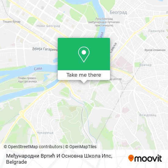 Међународни Вртић И Основна Школа Ипс map