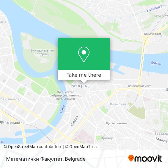 Математички Факултет map