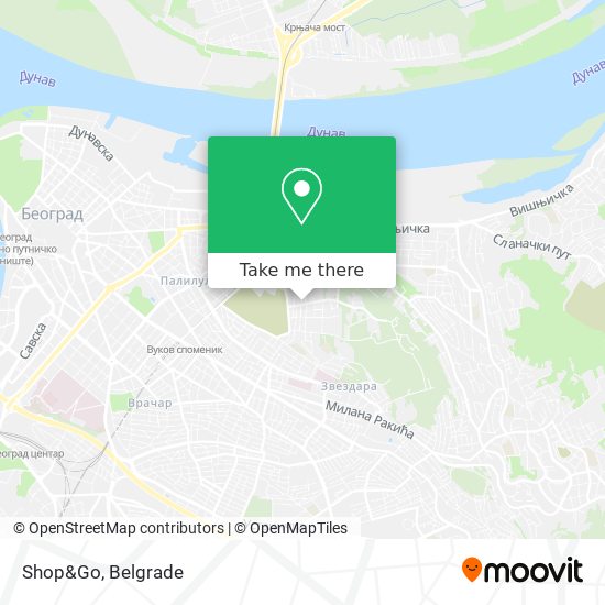 Shop&Go map