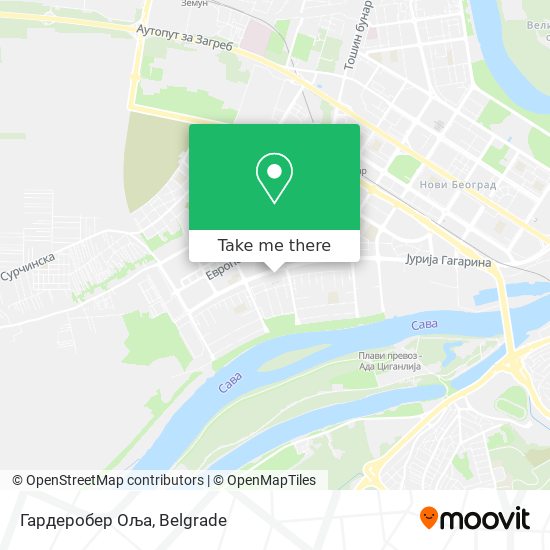 Гардеробер Оља map