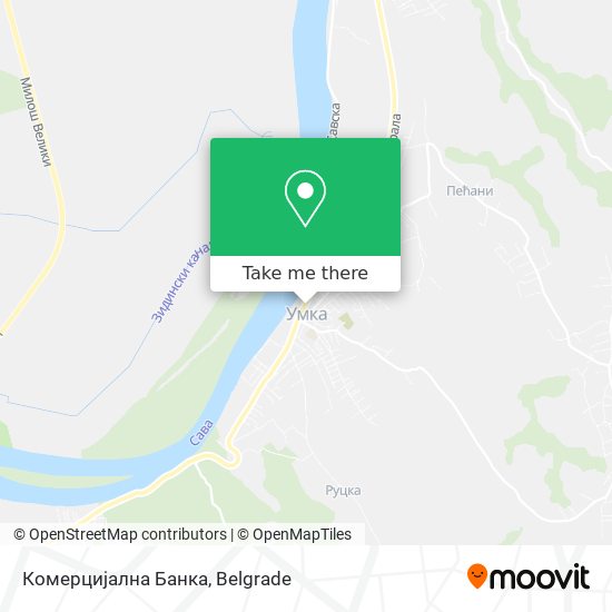 Комерцијална Банка map