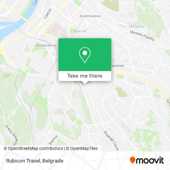 Rubicon Travel map