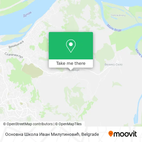 Основна Школа Иван Милутиновић map