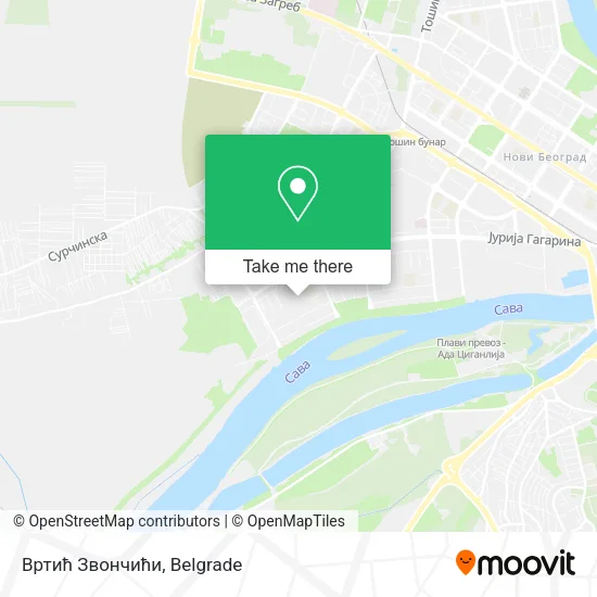 Вртић Звончићи map