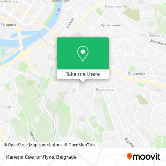 Капела Светог Луке map