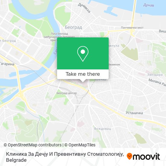 Клиника За Дечју И Превентивну Стоматологију map